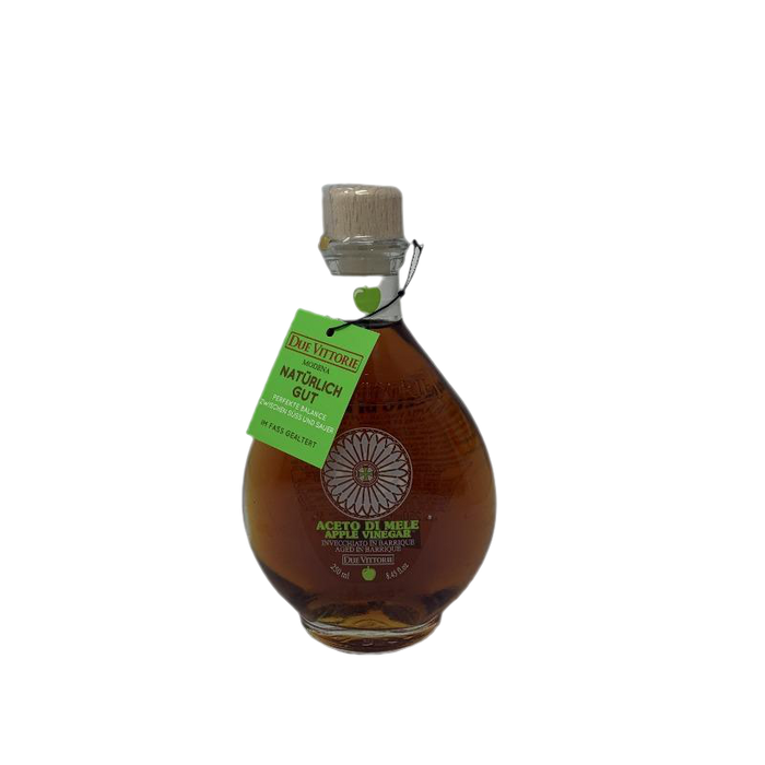 Apfelessig "Aceto di Mele" Due Vittorie Modena Glasflasche 250ml in Fass gealtert