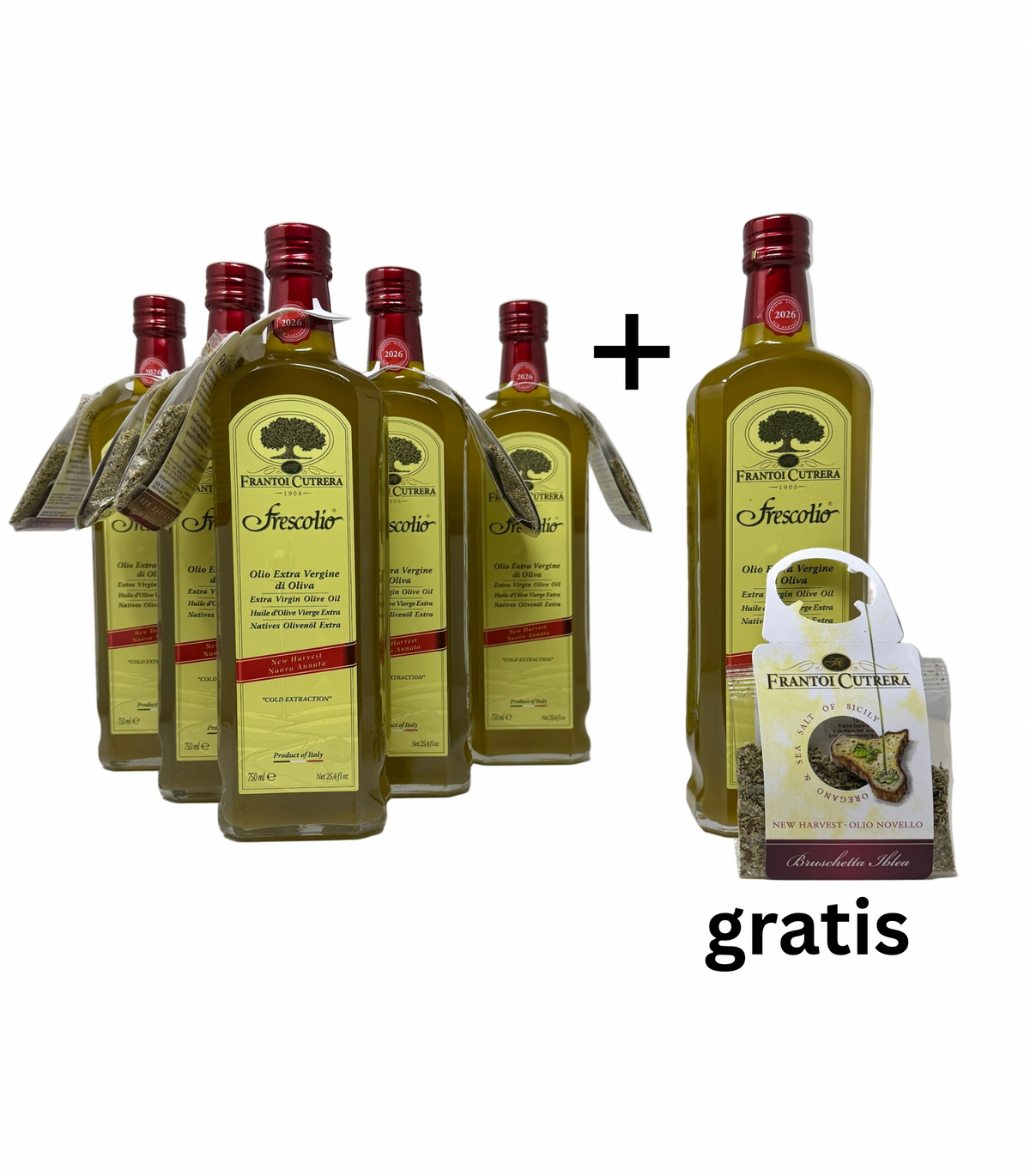 FRESCOLIO Olivenöl Paket 2026 0,75 Frantoi Cutrera