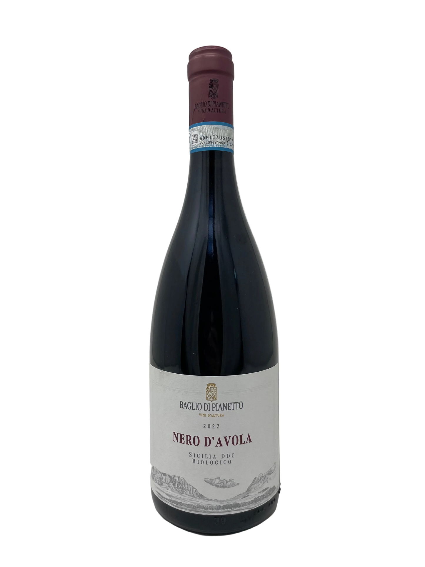 Nero d`Avola 2022 Sicilia D.o.c. IT BIO 008 W 046 Baglio di Pianetto