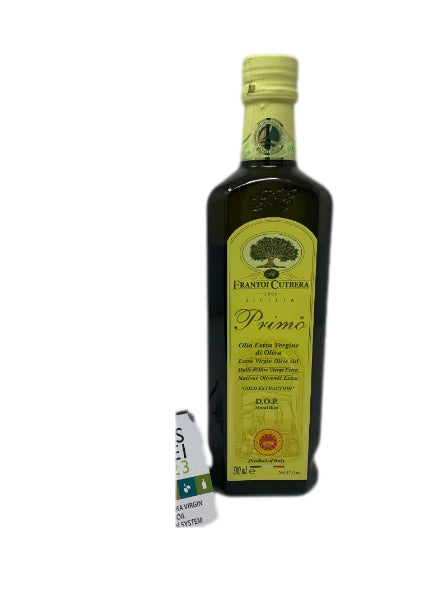Olivenöl extra vergine "Primo" D.o.p. 2024 Monti Iblea 0,5l Flasche Frantoi Cutrera
