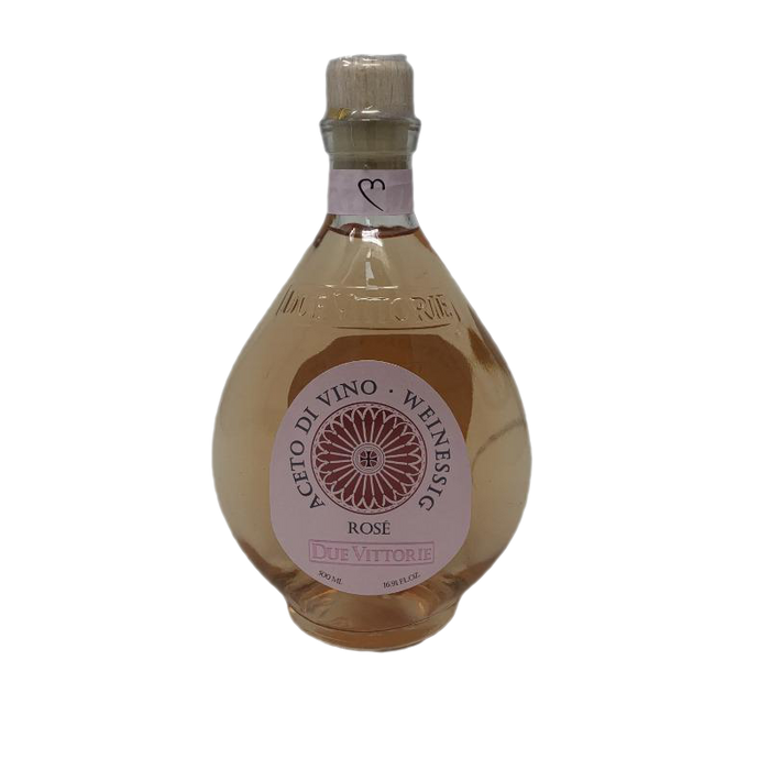 Due Vittorie Aceto di Vino - Weinessig Rose` aus Modena Glasflasche 500ml