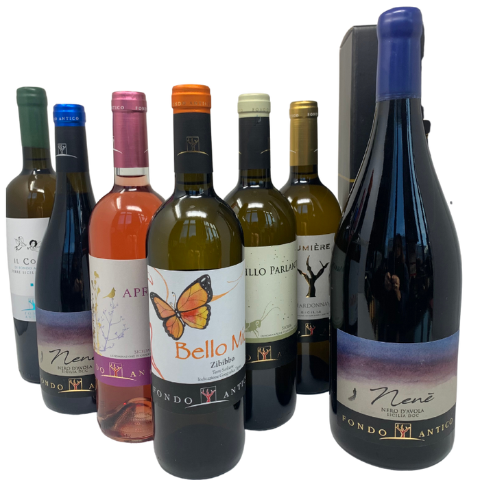 Weinpaket „Die Sonne Siziliens“ – 6 Weine + 1 Magnum gratis