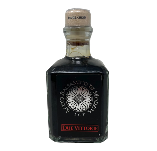 Aceto Balsamico di Modena IGP Due Vittorie Glasflasche 250ml