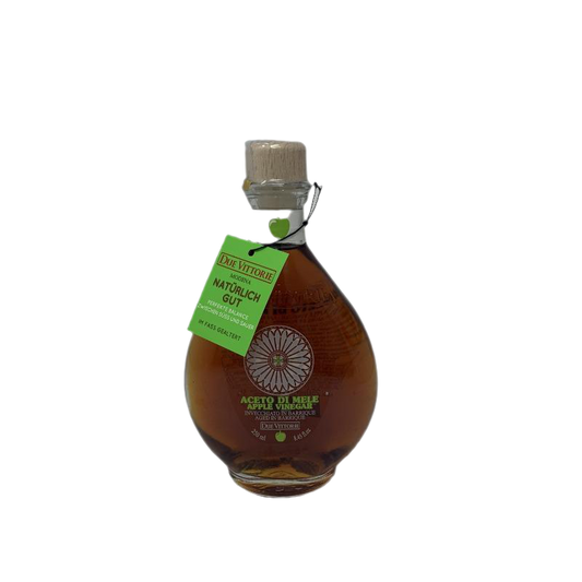 Apfelessig "Aceto di Mele" Due Vittorie Modena Glasflasche 250ml in Fass gealtert