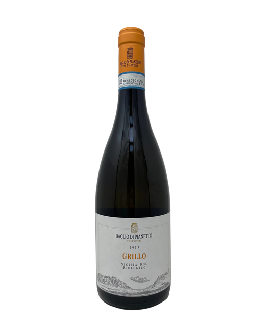 Grillo 2023 Sicilia D.o.c. IT BIO 008 W046 Baglio di Pianetto, Sizilien