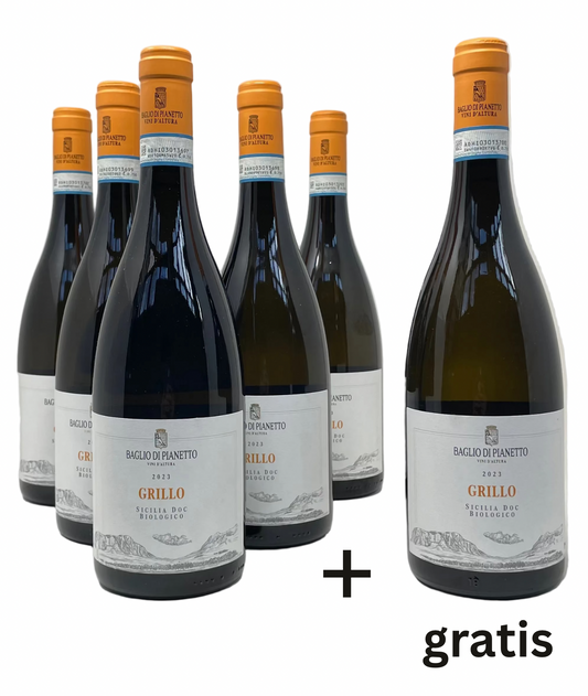 Grillo 2023 D.o.c. BIO Paket-Angebot - Baglio di Pianetto aus Sizilien