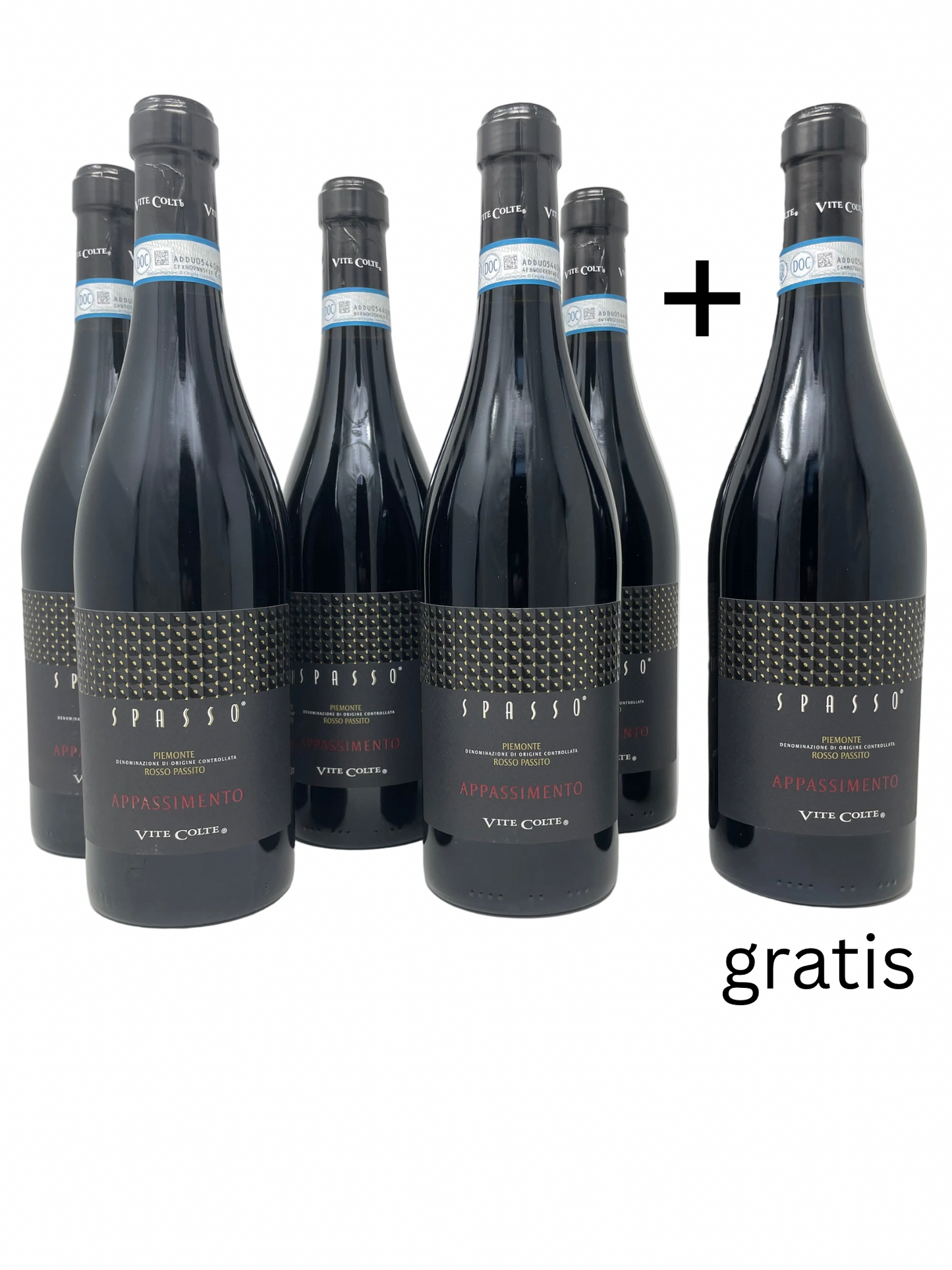 Spasso Barbera Passito 2021 D.o.c. Weinpaket - Vite Colte aus Piemonte