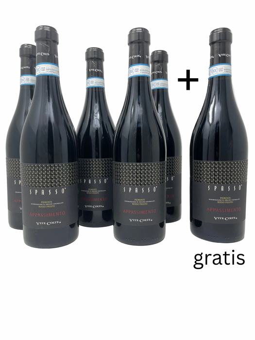 Spasso Piemonte Rosso Passito D.o.c. 2021 Weinpaket - Vite Colte aus Piemonte