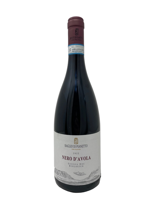 Nero d`Avola 2022 Sicilia D.o.c. IT BIO 008 W 046 Baglio di Pianetto