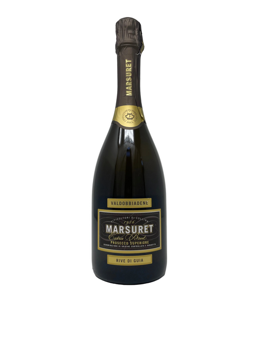 Prosecco Superiore Extra Brut " Rive di Guia"  D.o.c.g. Marsuret aus Valdobbiadene