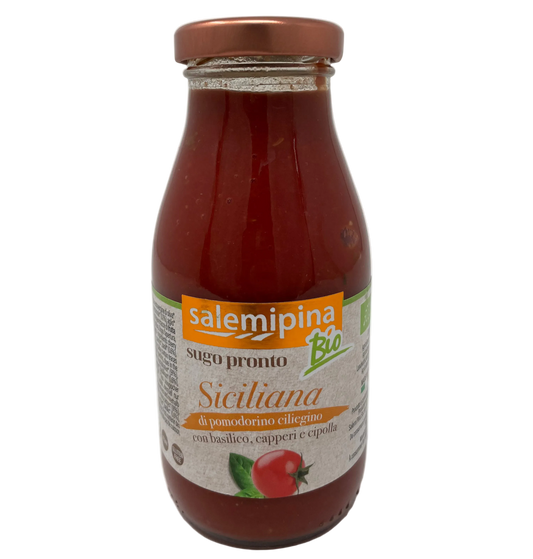 Bio SICILIANA fertige Kirschtomatensoße 250g Glasflasche
