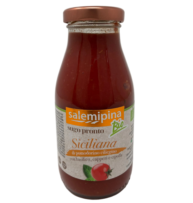 Bio SICILIANA fertige Kirschtomatensoße 250g Glasflasche