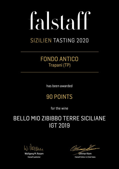 Bello Mio Zibibbo 2023 IGT Terre Siciliane Fondo Antico