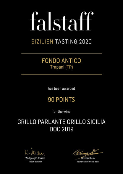 Grillo Parlante 2025 D.o.c Sizilien BIO IT 007.380.0048791 Fondo Antico
