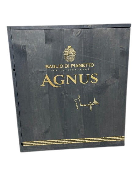 AGNUS 2016 3 Flaschen a`0,75l in Holzkiste Terre Siciliane IGT Baglio di Pianetto