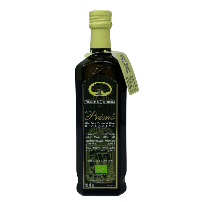 Primo Olivenöl extra vergine BIO 0,5l Flasche Frantoi Cutrera